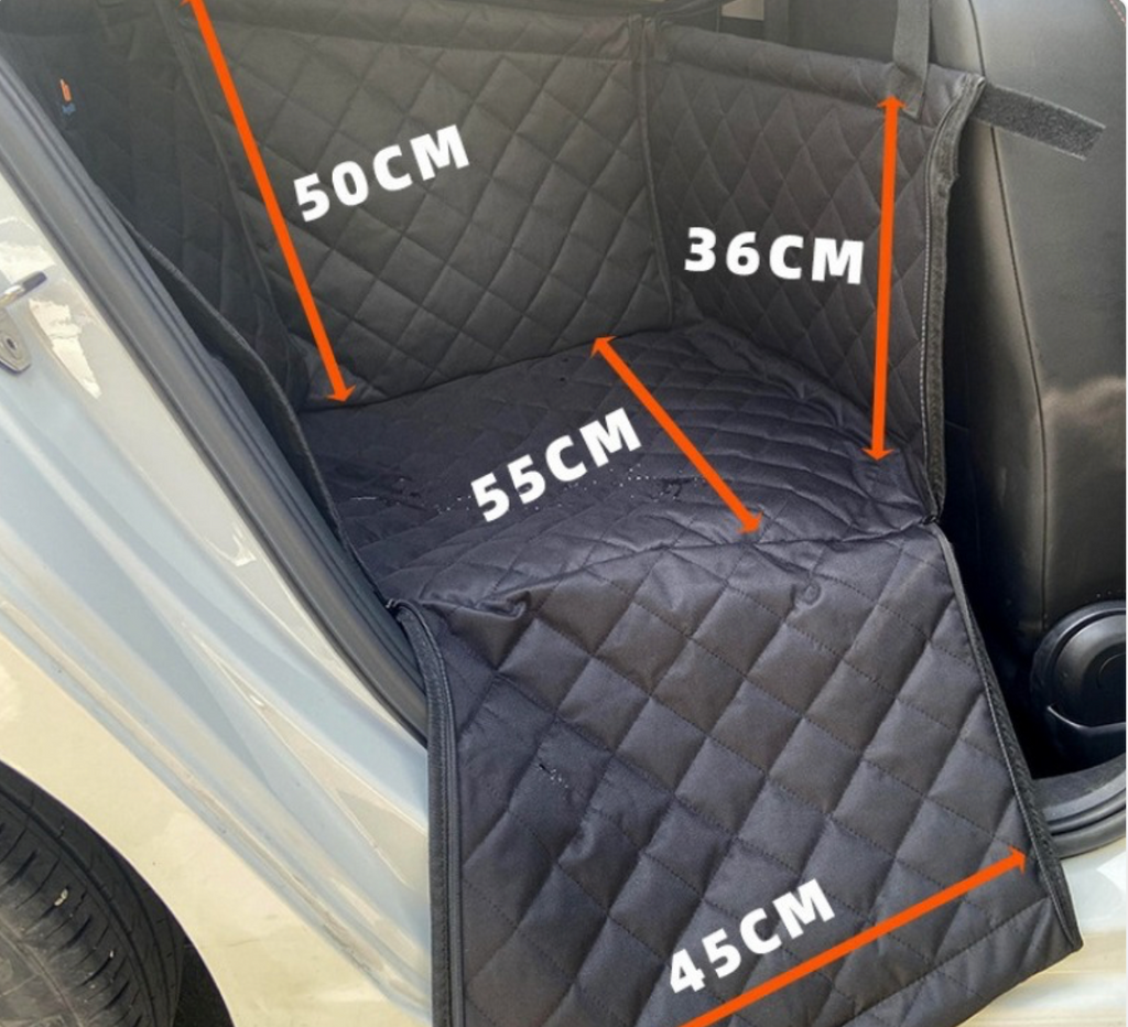 Waterproof Dog Car Seat Cover with Safety Walls
